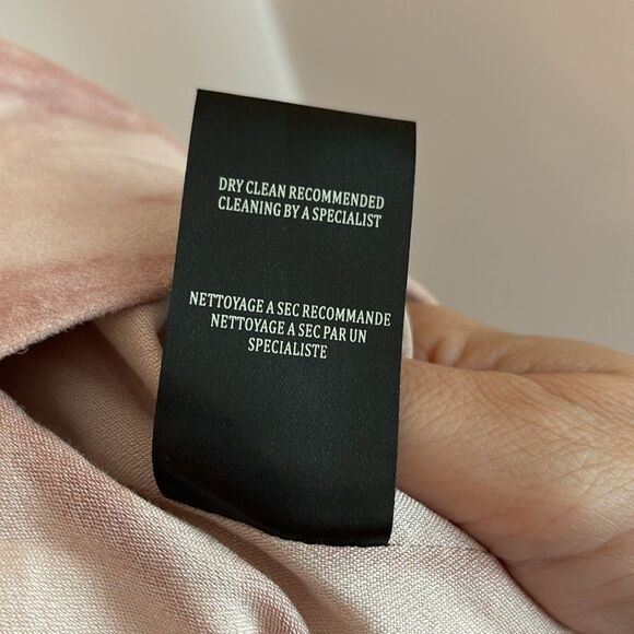 BLANK NYC WOMEN MOTO JACKET TIE DYE BLUSH FAUX BLUSH SUEDE SOFT COAT MEDIUM EUC! - Picture 11 of 15